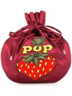 Hysteric Glamour Pop Berry Drawstring Clutch Bag - Red