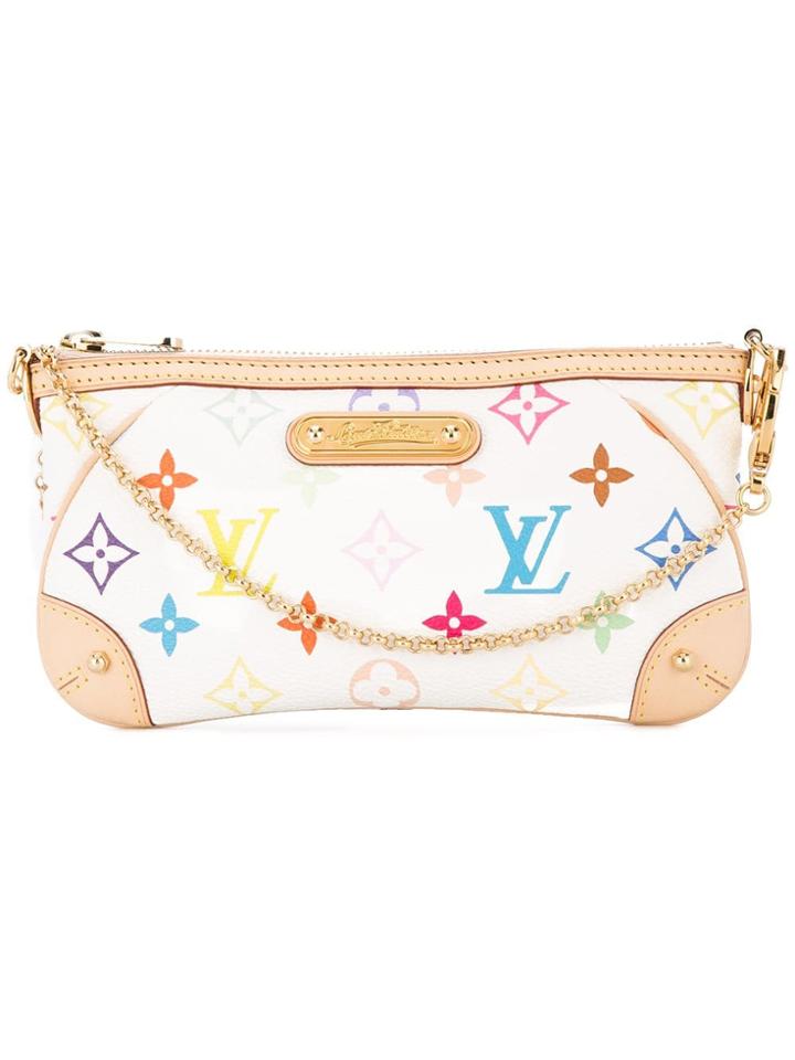 Louis Vuitton Vintage Pochette Milla Mm Hand Bag - White