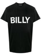 Billy Los Angeles Distressed Logo T-shirt - Black