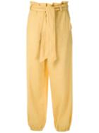 Nk Rustic Linen Antoni Trousers - Yellow