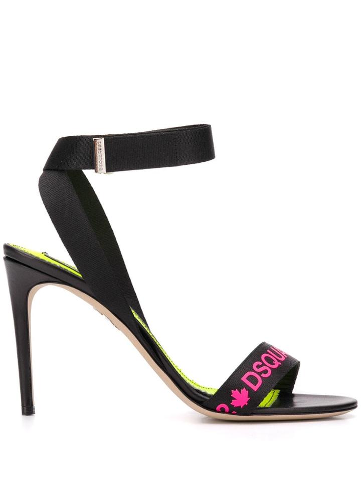Dsquared2 Logo Sandals - Black