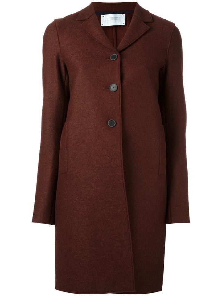 Harris Wharf London Notched Collar Coat - Brown