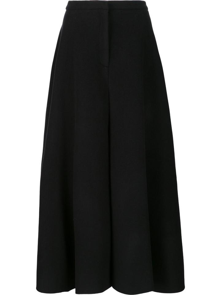 Xiao Li Palazzo Pants, Women's, Size: Medium, Black, Wool Felt
