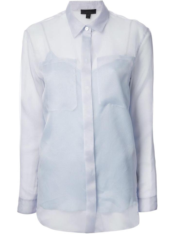 Burberry Prorsum Sheer Blouse