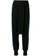 3.1 Phillip Lim French-terry Tie-front Joggers - Black