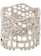Aurelie Bidermann 'vintage Lace' Ring, Women's, Size: 52.5, Metallic