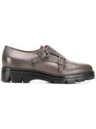 Santoni Double Buckle Shoes - Grey