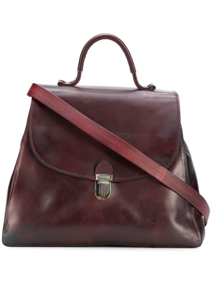 Cherevichkiotvichki Small Lock Tote - Red