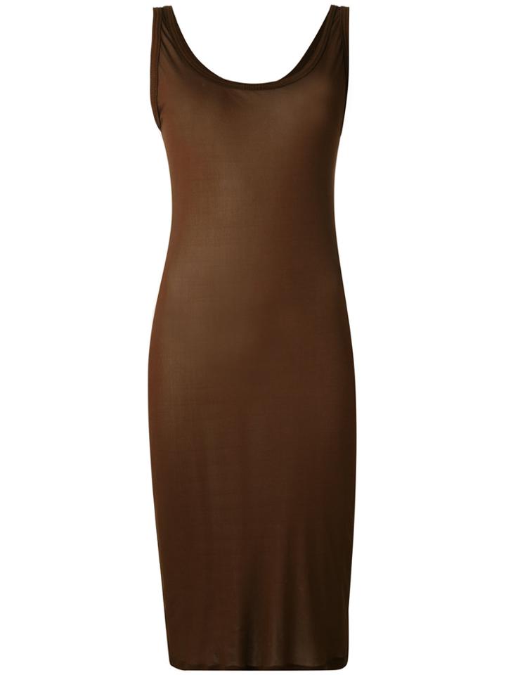 Givenchy Round Neck Dress - Brown