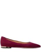 Marion Parke Pointed Ballerina Shoes - Red