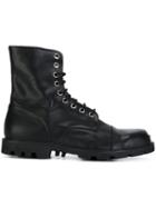 Diesel 'steel' Lace-up Military Boots
