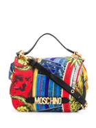 Moschino Printed Tote Bag - Blue