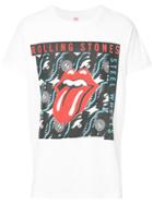 Fake Alpha Vintage 1980s Rolling Stones Steel Wheels Print T-shirt -
