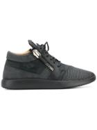 Giuseppe Zanotti Design Studded Camo Low-top Sneakers - Black