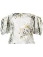 Brock Collection Off The Shoulder Blouse - Blue