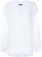 Ann Demeulemeester Drive Sweater, Women's, Size: M, White, Cotton