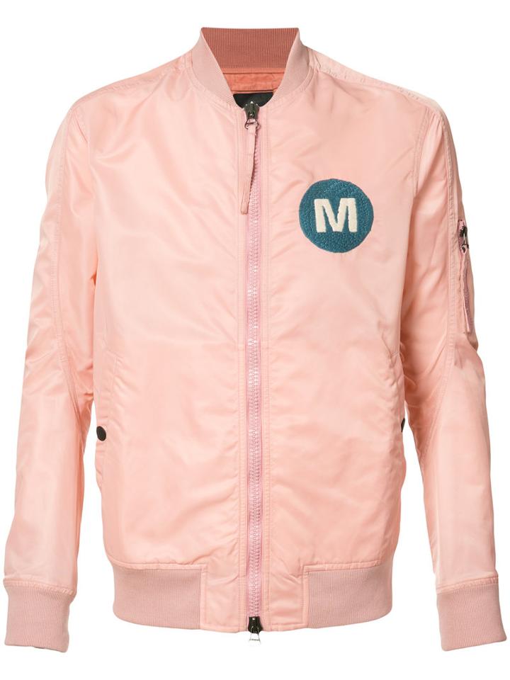 Maharishi - M Bomber Jacket - Men - Nylon - L, Pink/purple, Nylon