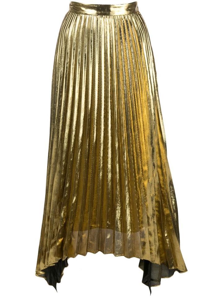 Altuzarra Freya Metallic Effect Skirt - Gold