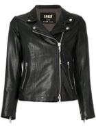 S.w.o.r.d 6.6.44 Off-center Zipped Jacket - Black
