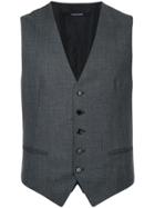 Tagliatore Buttoned Waistcoat - Grey