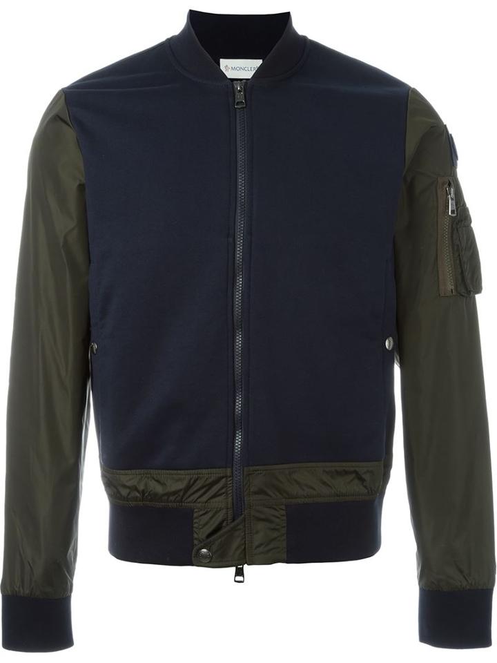 Moncler Colour Block Bomber Jacket