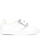 Maison Margiela Embellished Buckle Sneakers - White