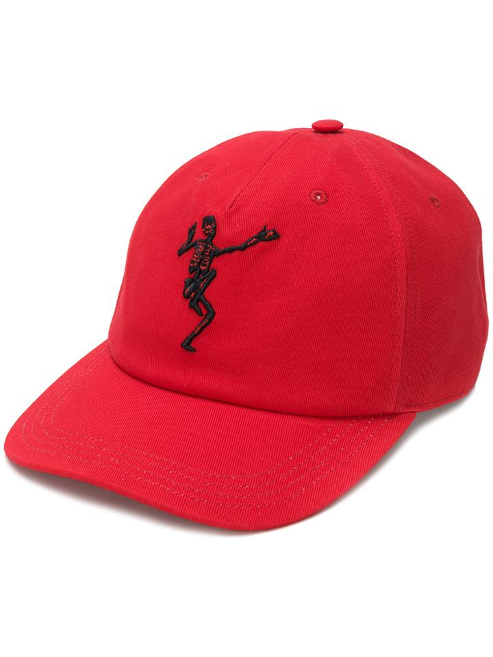 Alexander Mcqueen Dancing Skull Embroidered Cap