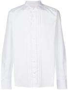 Ermanno Scervino Ruffle Trim Shirt - White