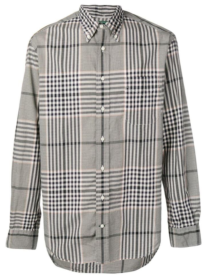 Gitman Pre-owned Checked Shirt - Blue
