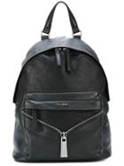 Diesel Zip Detail Backpack - Black