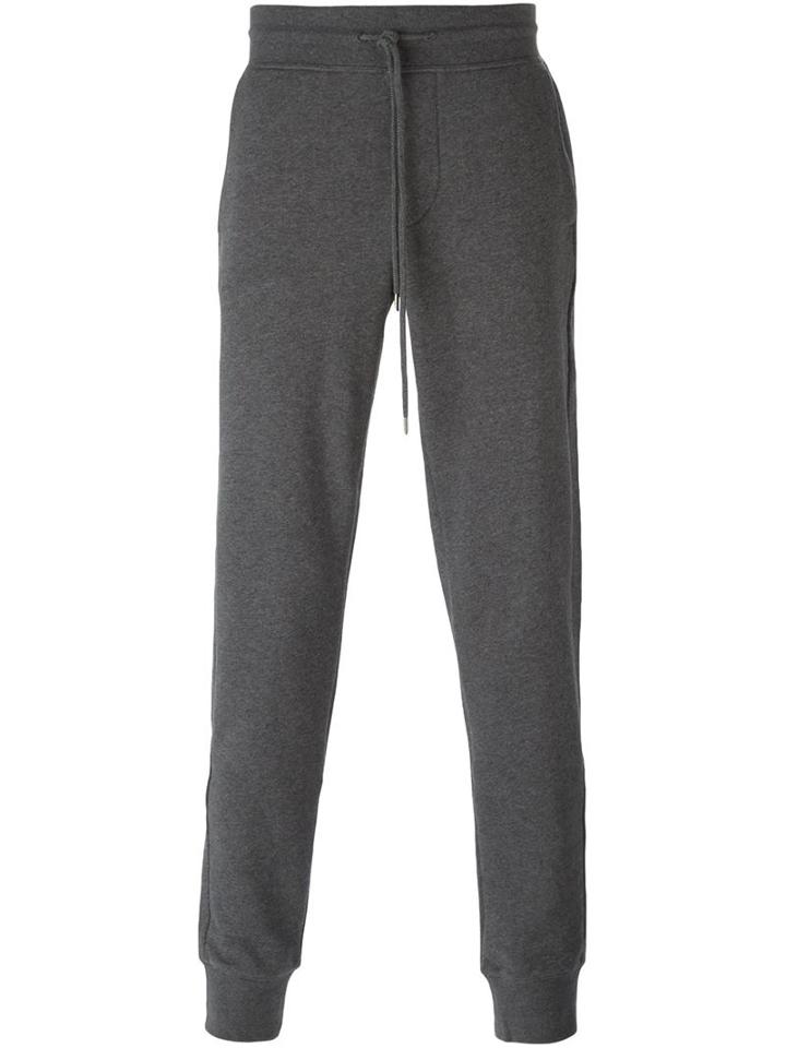 Moncler Basic Jogging Trousers, Men's, Size: Medium, Grey, Cotton