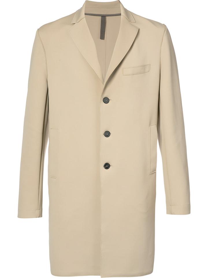 Harris Wharf London - Single Breasted Coat - Men - Polyamide/spandex/elastane - 48, Nude/neutrals, Polyamide/spandex/elastane
