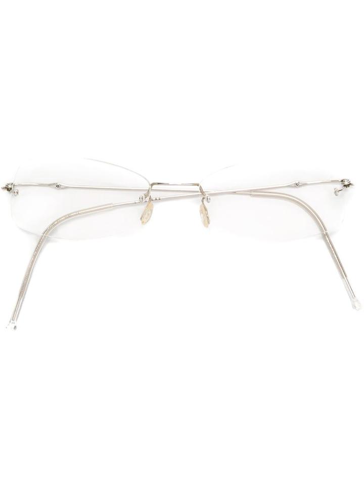 Lindberg Oval Frameless Glasses