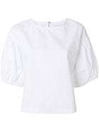 Lf Markey Balloon Sleeved T-shirt - White