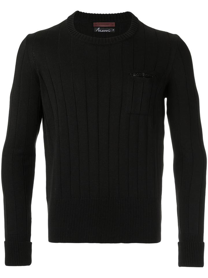À La Garçonne - Knitted Pullover - Unisex - Acrylic - M, Black, Acrylic