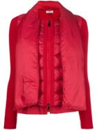 Moncler Down-filled Tie Neck Jacket - Red