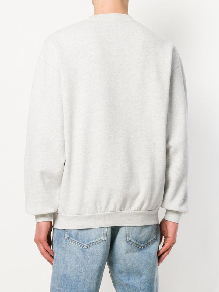 Balenciaga Bb Graphic Logo Sweatshirt - Grey