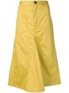 Joseph High-waist Chino Skirt - Yellow