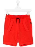 Karl Lagerfeld Kids Teen Drawstring-waist Track Shorts - Yellow &