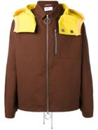 Oamc Detachable Hood Jacket - Brown