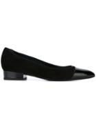 Lanvin Pointed Block Heel Ballerinas