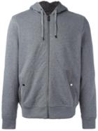 Zipped Hoodie, Men's, Size: Medium, Grey, Cotton/polyester, Michael Michael Kors