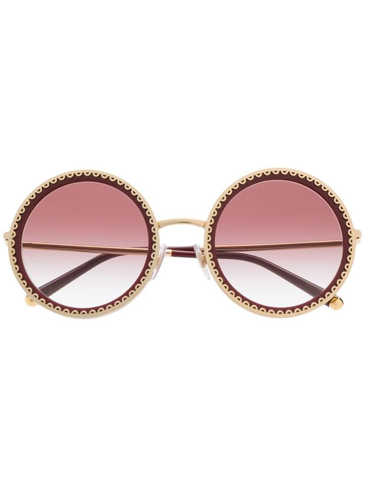 Dolce & Gabbana Eyewear Cuore Sacro Sunglasses - Red