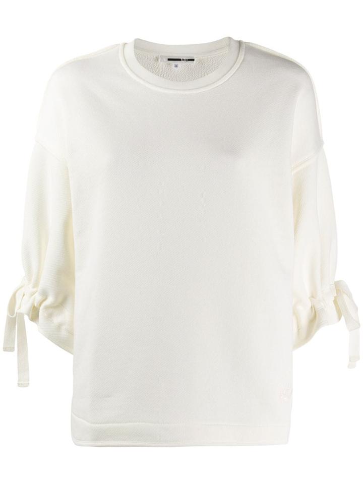 Mcq Alexander Mcqueen Bow Sweatshirt - White
