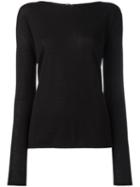 Iris Von Arnim Classic Jumper, Women's, Size: Small, Black, Cashmere