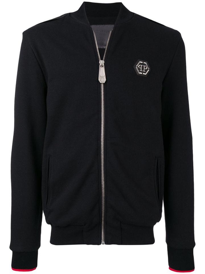 Philipp Plein Aloha Jersey Jacket - Black