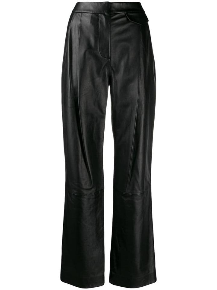 3.1 Phillip Lim High-rise Wide-leg Trousers - Black