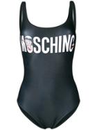 Moschino Betty Boop Motif Swimsuit - Black