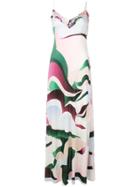 Emilio Pucci Abstract Print Long Dress - Multicolour
