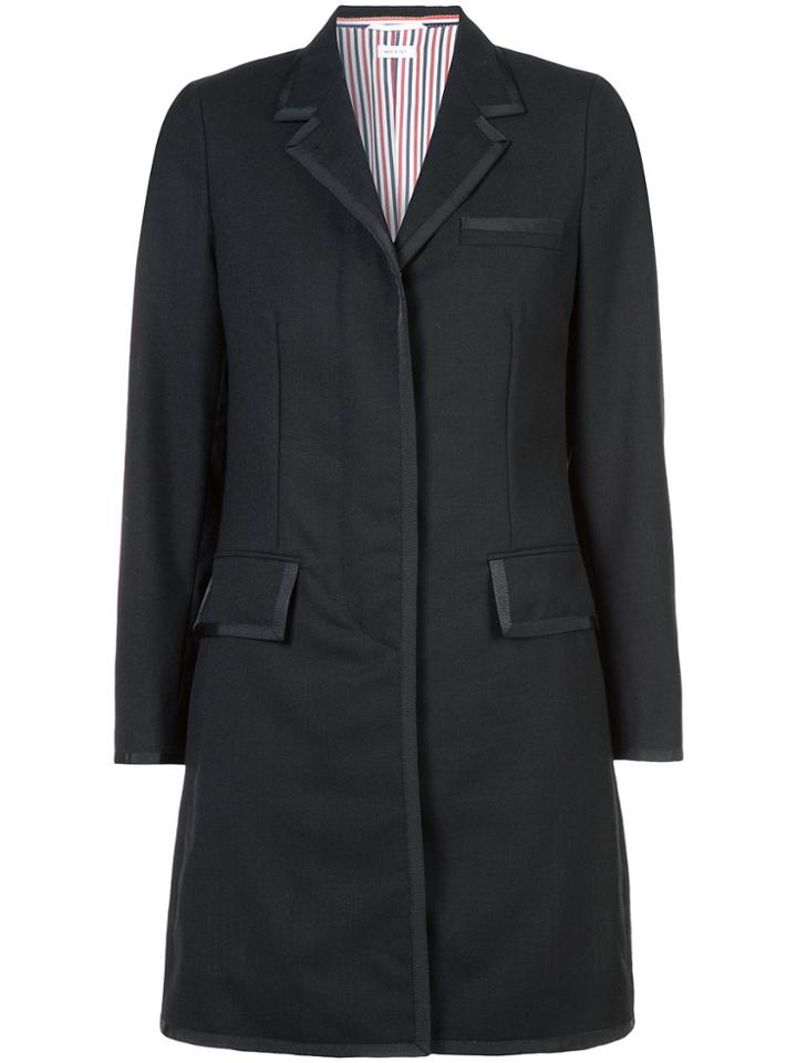 Thom Browne Classic Chesterfield Overcoat - Black